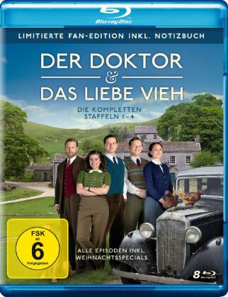 Der Doktor und das liebe Vieh - Die kompletten Staffeln 1-4, 8 Blu-ray (Limited Edition)