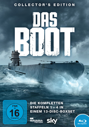 Das Boot - Collector's Edition. Staffeln.1-4, 13 Blu-ray (Limited Edition)