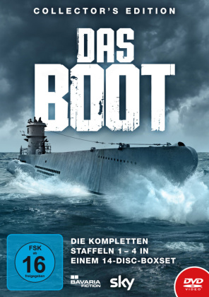 Das Boot - Collector's Edition. Staffeln.1-4, 14 DVD (Limited Edition)