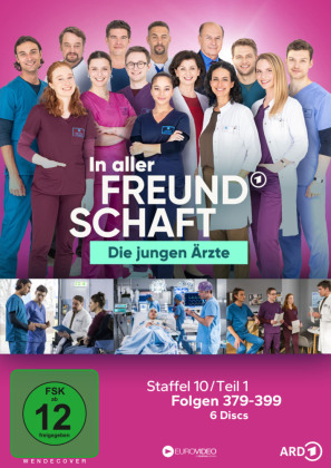 In aller Freundschaft - Die jungen Ärzte, Staffel 10, Teil 1 (Folgen 379-399). Staffel.10.1, 6 DVD