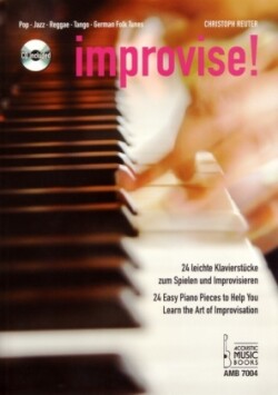 improvise!, für Klavier, m. Audio-CD