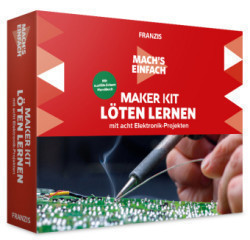 FRANZIS 67122 Mach's einfach Maker Kit Löten lernen