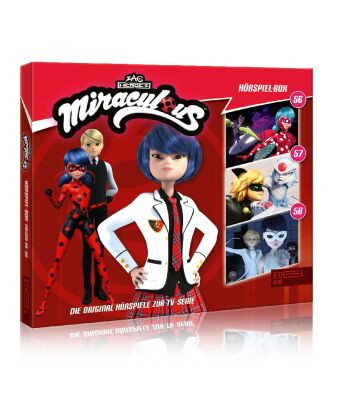 Miraculous: Hörspiel-Box. Tl.56-58, 3 Audio-CD