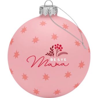 Weihnachtskugel Motiv Mama