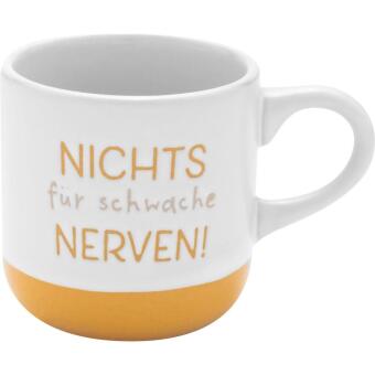 Espressotasse mit Gravur "Nichts", 10 cl