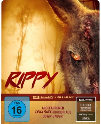 Rippy - Das Killerkänguru, 2 Blu-ray (UHD-Blu-ray + Blu-ray - 2-Disc Limited Collector's SteelBook )