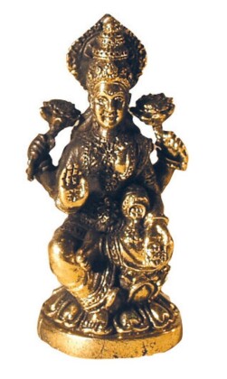 Statuette Lakshmi sitzend