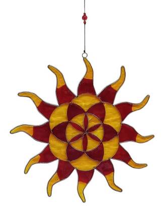 Suncatcher "Sonne Saat des Lebens"