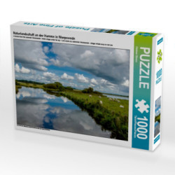 Naturlandschaft an der Hamme in Worpswede (Puzzle)