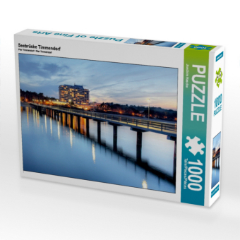 CALVENDO Puzzle Seebrücke Timmendorf | 1000 Teile Lege-Größe 64x48cm Foto-Puzzle für glückliche Stunden