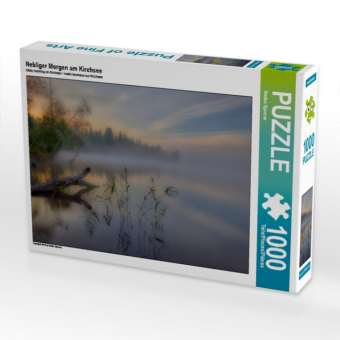 Nebliger Morgen am Kirchsee (Puzzle)