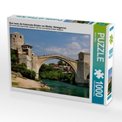 Stari most, die historische Brücke von Mostar, Herzegowina (Puzzle)