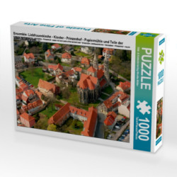 Ensemble: Liebfrauenkirche - Kloster - Prinzenhof - Papiermühle und Teile der alten Stadtmauer (Puzzle)