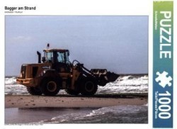 Bagger am Strand (Puzzle)