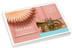 feste feiern - Postkartenbuch