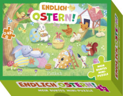 Mein buntes Mini-Puzzle - Endlich Ostern!