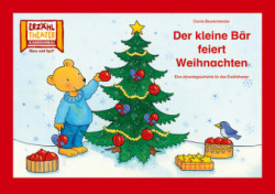 Der kleine Bär feiert Weihnachten / Kamishibai Bildkarten