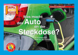 Was macht das Auto an der Steckdose? / Kamishibai Bildkarten