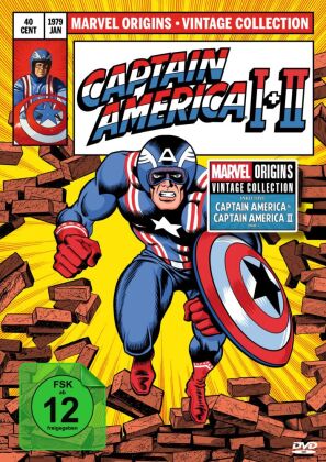 Captain America I+II - Marvel Origins, 2 DVD