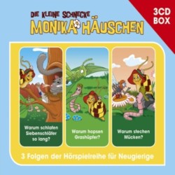 Die kleine Schnecke, Monika Häuschen, Audio-CDs, Bd. 10-12, Die kleine Schnecke Monika Häuschen, Hörspielbox, 3 Audio-CDs