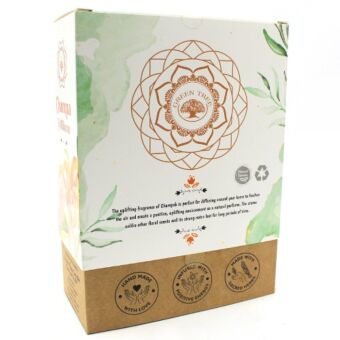 Räucherstäbchen Green Tree Champa & Olibanum Botanical Incense, 9 dicke Stäbchen