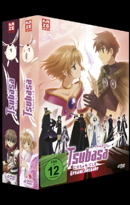 Tsubasa Chronicle - Gesamtausgabe. Vol.1-2, 8 DVDs