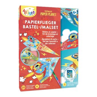 ARTISTA - Papierflieger Bastel-/Malset