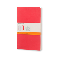 Moleskine Large Volant Geranium Red/scarlet Red Ruled Journal