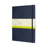 Moleskine Sapphire Blue Extra Large Plain Notebook Soft