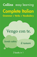 Easy Learning Italian Complete Grammar, Verbs and Vocabulary (3 books in 1) Trusted Support for Learning