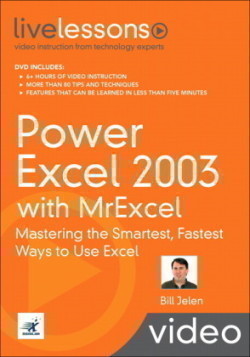 Power Excel 2003 with MrExcel LiveLessons (Video Training)