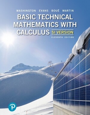 Basic Technical Mathematics with Calculus, SI Version