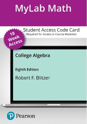 MyLab Math with Pearson eText Access Code for College Algebra
