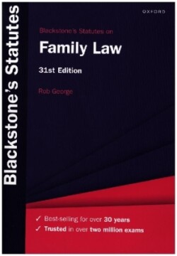 Blackstone's Statutes on Family Law