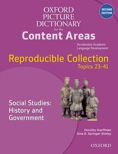 Oxford Picture Dictionary for the Content Areas 2nd Edition Reproducibles B