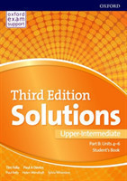 Solutions: Upper-Intermediate: Student's Book B Units 4-6 Leading the way to success