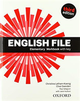 New English File 3rd Edition Elementary Workbook with Key (2019 Edition)