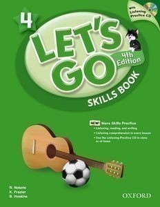 Let's Go 4th Edition 4 Skills Book + CD