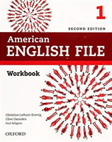 American English File 2nd Edition 1 Workbook (2019 Edition)