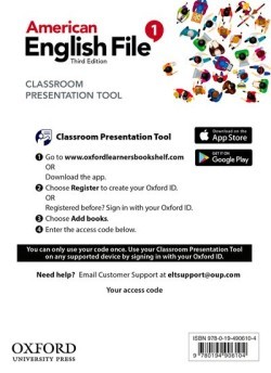 American English File 3rd Edition 1 Classroom Presentation Tools