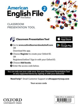 American English File 3rd Edition 2 Classroom Presentation Tools