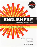 New English File 3rd Edition Elementary Student's Book + Online (2019 Edition)