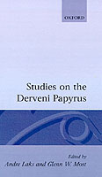 Studies on the Derveni Papyrus