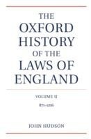Oxford History of the Laws of England Volume II