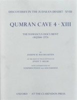 Discoveries in the Judaean Desert: Volume XVIII. Qumran Cave 4: XIII