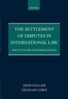 Settlement of Disputes in International Law