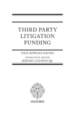 Third Party Litigation Funding