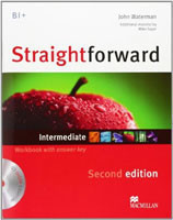 Straightforward 2nd Edition Intermediate Workbook + CD with Key