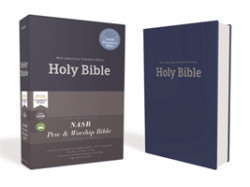 NASB, Pew and Worship Bible, Hardcover, Blue, 1995 Text, Comfort Print