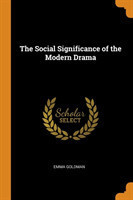 Social Significance of the Modern Drama